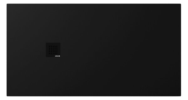 Polysan Polysan, cadita de dus TRENECA din marmura turnata cu posibilitate de reglare a dimensiunii 150x80cm, negru mat, 84305.21