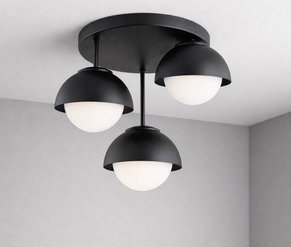 BRILAGI - Lustru aplicat COSMO 3xE27/60W/230V negru