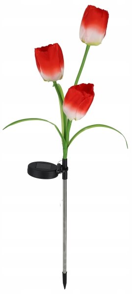Lampă decorativă solară LED RGB 3xLED/3,7V 200 mAh IP44 tulipán