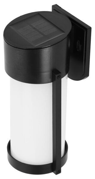 LED Lampă de perete solară LED/3,7V 300 mAh IP44 neagră