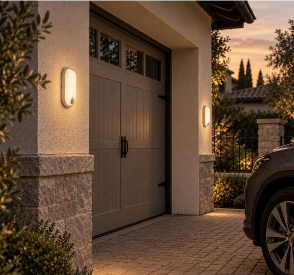 Rabalux 77232 - Lampă de tavan LED pentru exterior cu senzor HORT2 15W/230V IP65 albă