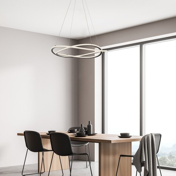 Rabalux 72341 - Lustră LED dimabilă suspendată pe cablu MALIRA 75W/230V 3000-6500K + telecomandă