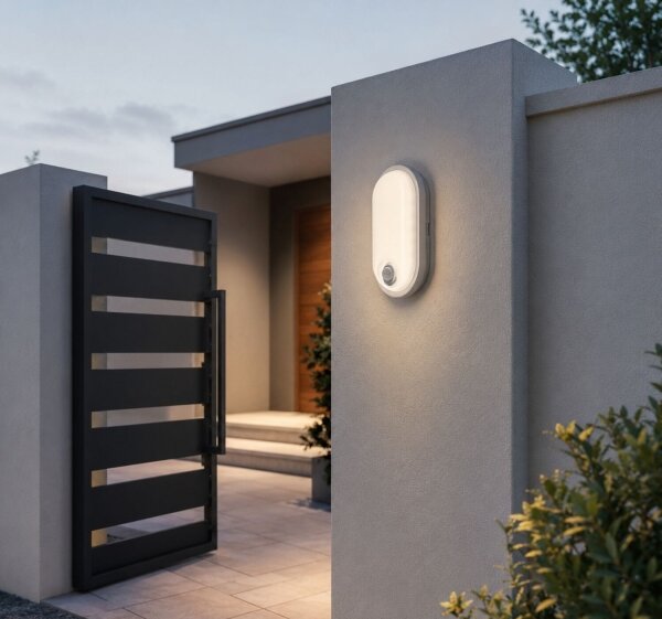 Rabalux 77232 - Lampă de tavan LED pentru exterior cu senzor HORT2 15W/230V IP65 albă