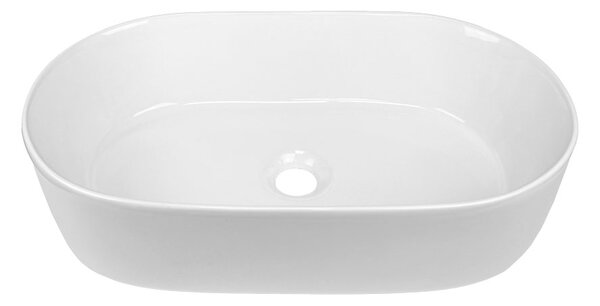 Mereo, Lavoar de blat Mereo fără preaplin, 530x315x135 mm, rotund, ceramic - pentru livrare pe palet, MER-UC533214O