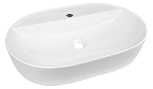 Mereo, Lavoar de blat Mereo fără preaplin, 610x400x120 mm, ceramică, MER-UC614012O