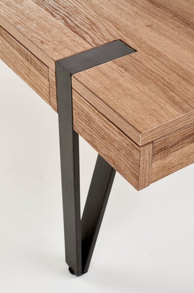Masuta cafea cu sertare Tuluza, nuc honey, 120X55X42 CM