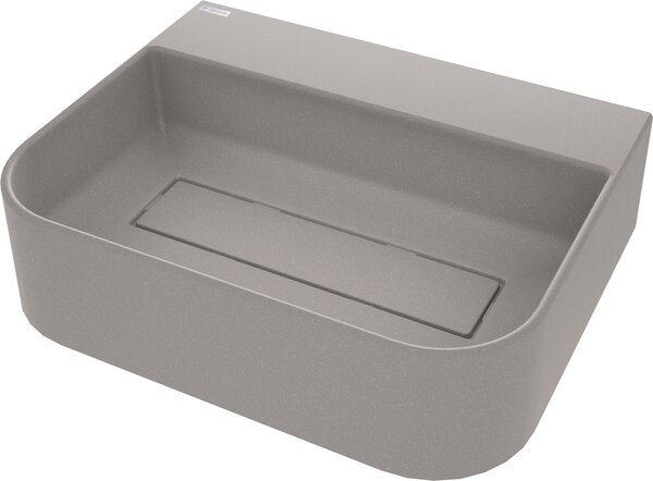 Deante Arnika, lavoar blat granit 505x405x135 mm, gri metalic, DEA-CQA_SU5S