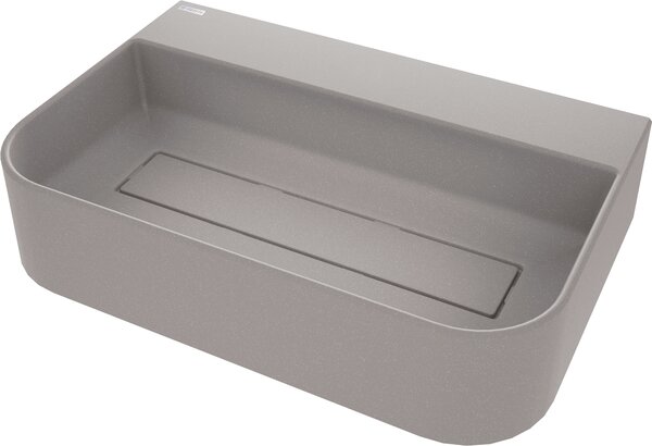Deante Arnika, lavoar blat granit 605x405x135 mm, gri, DEA-CQA_SU6S