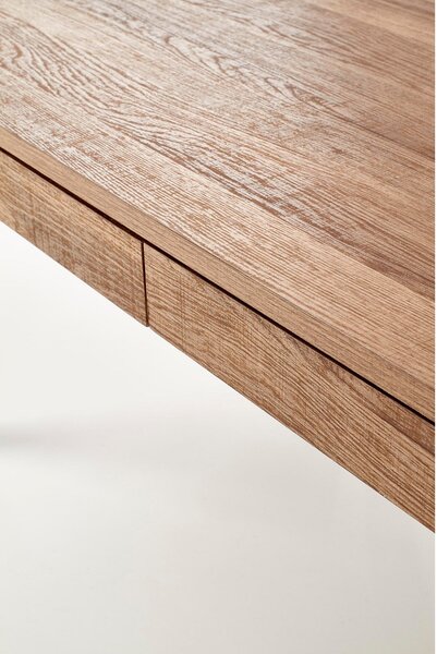 Masuta cafea cu sertare Tuluza, nuc honey, 120X55X42 CM