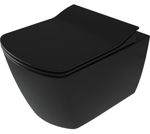 Deante Blur, vas de toaletă cu funcție de bideu 525x372x349 mm, negru mat, DEA-CDZ_NWPW