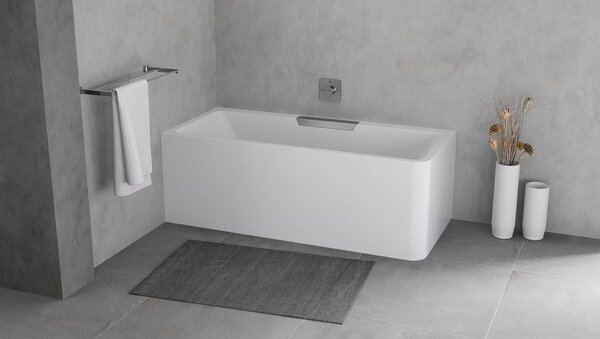 Polysan Polysan, cadă de baie dreptunghiulară CASCATA L MONOLITH 180x80x60cm, oțel inoxidabil cascadă, 73836ML.100