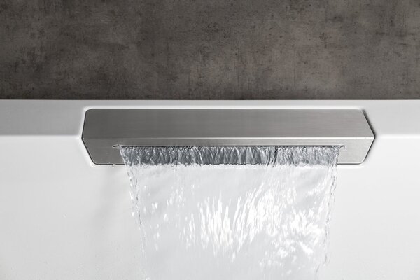 Polysan Polysan, cadă de baie dreptunghiulară CASCATA L MONOLITH 180x80x60cm, oțel inoxidabil cascadă, 73836ML.100