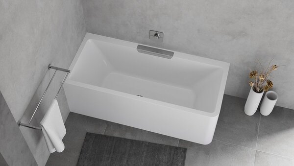 Polysan Polysan, cadă de baie dreptunghiulară CASCATA L MONOLITH 180x80x60cm, oțel inoxidabil cascadă, 73836ML.100