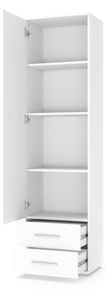 Dulap dormitor Lima REG1, alb, 200x40x60 cm