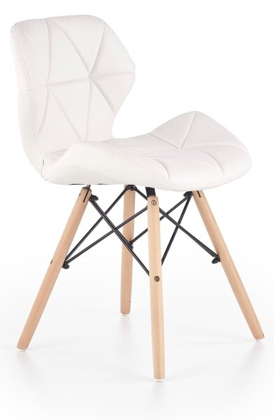Scaune ptr living alb K281, 48X51X74 CM