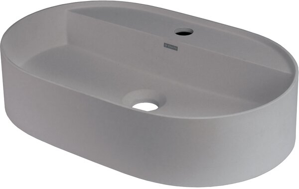 Deante Silia, lavoar blat granit 550x350x125 mm, gri metalic, DEA-CQS_SU6B