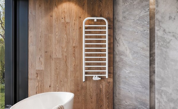 Deante Silia, calorifer baie 500x1210 mm, 458W, alb mat, DEA-AGI_AG41