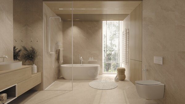 Deante Silia, calorifer baie 500x1570 mm, 586W, alb mat, DEA-AGI_AG51