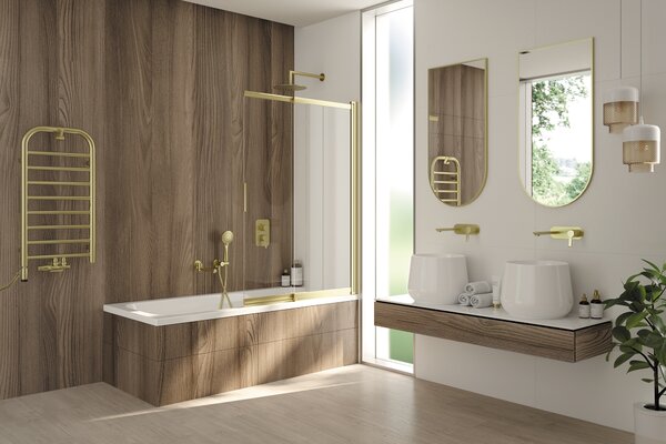 Deante Silia, calorifer baie 500x850 mm, 335W, auriu mat, DEA-AGI_RG31