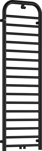 Deante Silia, calorifer baie 500x1570 mm, 586W, negru mat, DEA-AGI_NG51