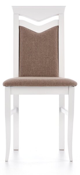 Scaun tapitat cu stofa maro Citrone, 43X44X96 CM