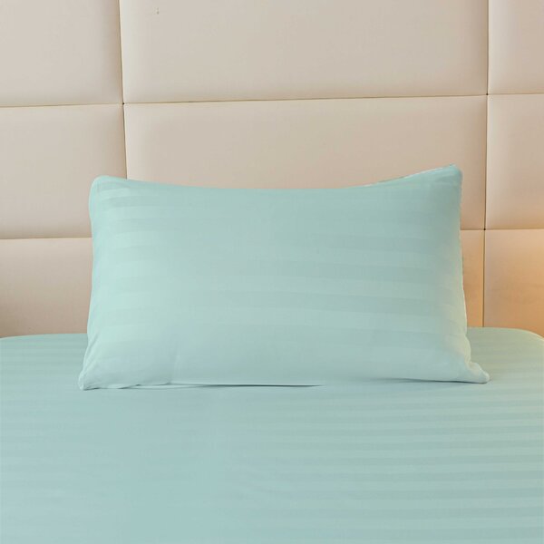 Cearsaf de hotel din microfibra 140x240 cm si husa pentru perna 50x70 cm JASMINE, mentol Inchidere: Tip hotel