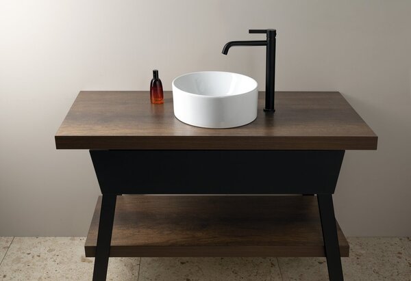 GSI Lavoar de blat ceramic GSI, KUBE X, diametru 32cm, alb ExtraGlaze, 943511