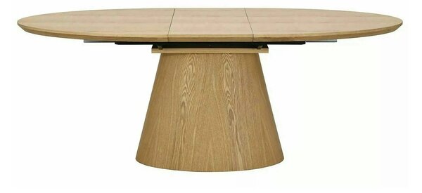 Masă extensibilă MAROCCO, stejar, furnir/MDF, 160–200x100x75 cm