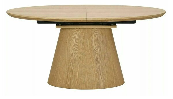 Masă extensibilă MAROCCO, stejar, furnir/MDF, 160–200x100x75 cm