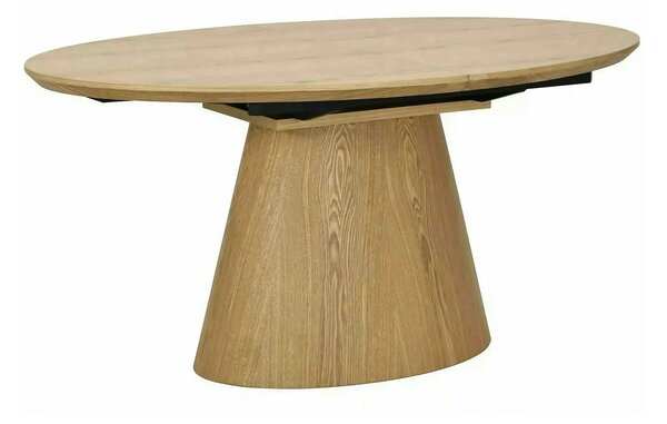 Masă extensibilă MAROCCO, stejar, furnir/MDF, 160–200x100x75 cm