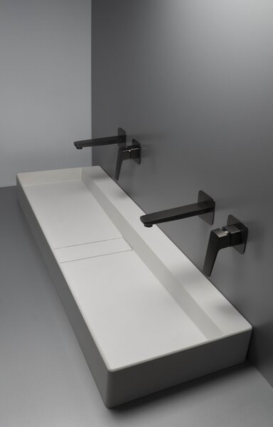 Deante Blur, lavoar blat granit 1200x400x120 mm, alb, DEA-CQB_AU2S