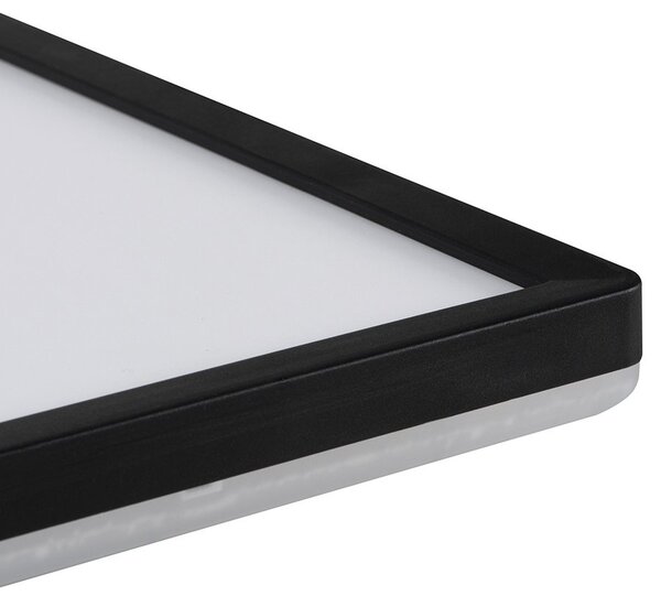 KANLUX KANLUX, Plafonieră LED AZPO, 420x420mm, 22W, 3000/4000/6000K, IP54, negru mat, 31535