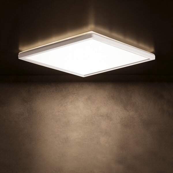 KANLUX KANLUX, Lampă de tavan LED AZPO, 225x225mm, 12.3W, 3000/4000/6000K, IP54, alb, 31530