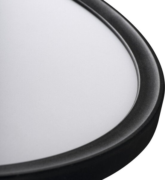 KANLUX KANLUX, Plafonieră LED AZPO, diametru 420mm, 22W, 3000/4000/6000K, IP54, negru mat, 31517