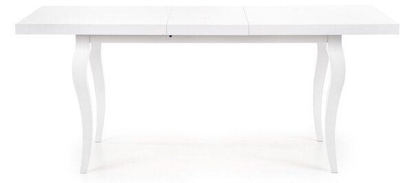 Masa alba extensibila sufragerie Mozart, 140/180X80X75 CM