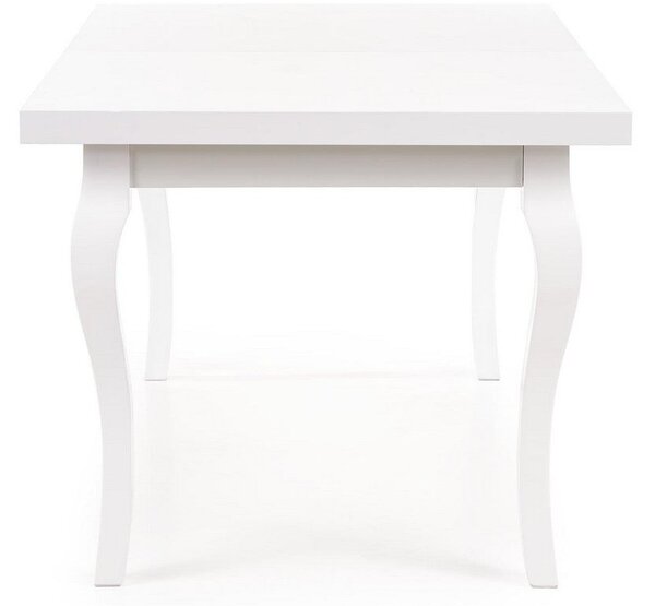Masa alba extensibila sufragerie Mozart, 140/180X80X75 CM