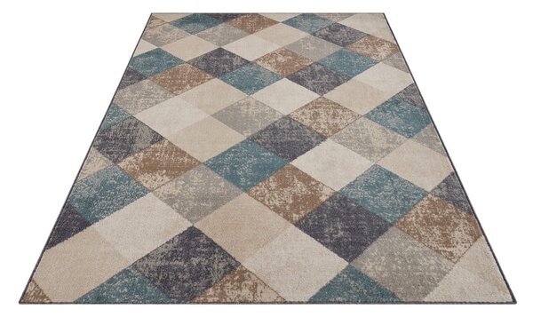 Covor albastru/bej 120x170 cm Terrain – Hanse Home