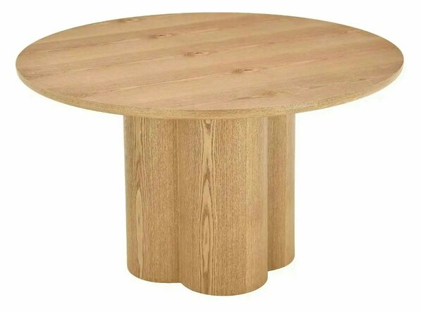 Masă ROSALIA, stejar, furnir/MDF, Ø120x74 cm