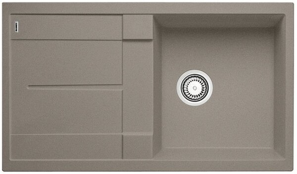 Blanco Metra 5 S, chiuveta silgranit 860x500x190 mm, 1 camera, maro deschis, BLA-517349