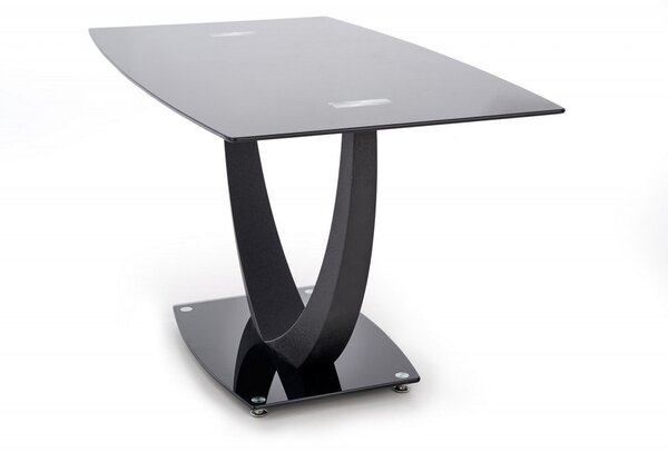 Masa living lux Anton, blat din sticla 140X80X75 CM