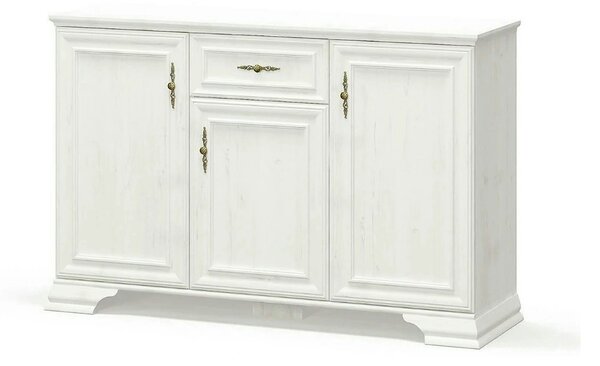 Comoda pin alb anderson IRYS, PAL laminat, 138x39x89 cm
