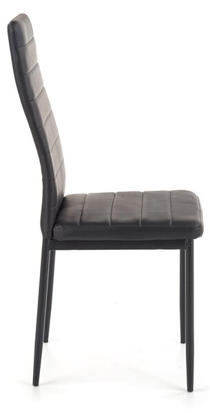 Scaun tapitat cu piele ecologica K70, 50X40X95 CM