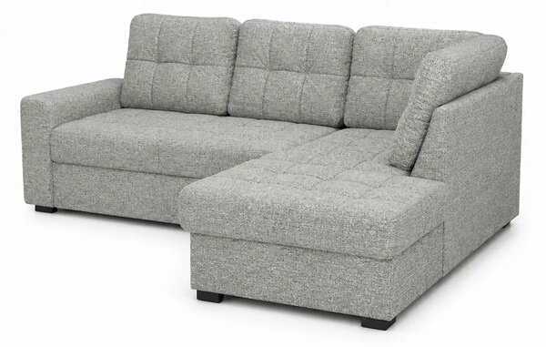 Coltar extensibil pentru living HERA, sezlong dreapta, stofa gri - Orl