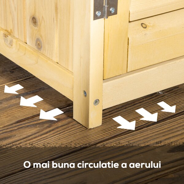 Magazie pentru exterior Outsunny, 87x46.5x160 cm | Aosom Romania