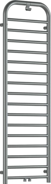 Deante Silia, calorifer baie 500x1570 mm, 586W, otel periat, DEA-AGI_FG51