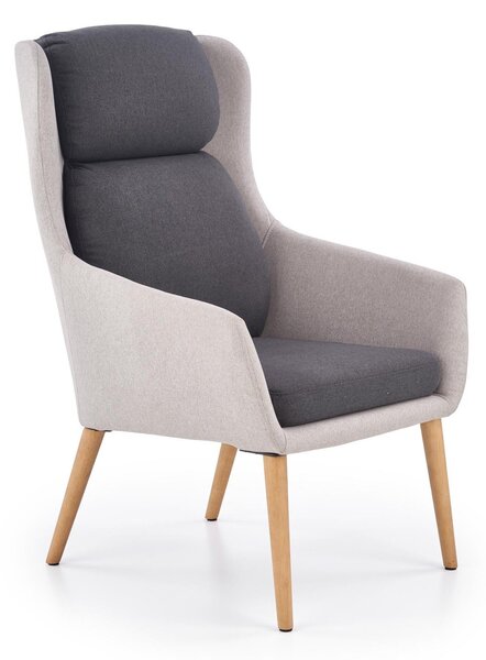 Scaun design scandinav Purio, gri, 67x75x103 cm
