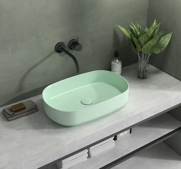 Isvea Isvea, Vas WC suspendat INFINITY, Fără ramă, 36,5x53cm, antracit, 10NF02005-2C