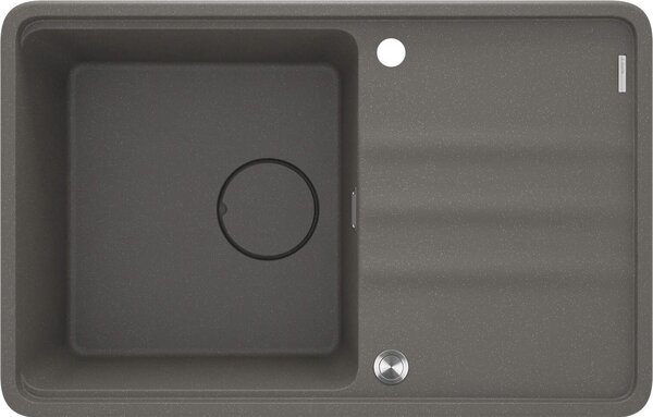 Deante Momi, chiuveta granit cu 1 camera 780x500x230 mm, antracit metalic, DEA-ZKM_T113