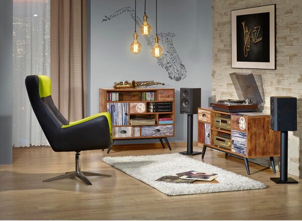 Comoda tv colorata Mezo, 120x39x60 cm