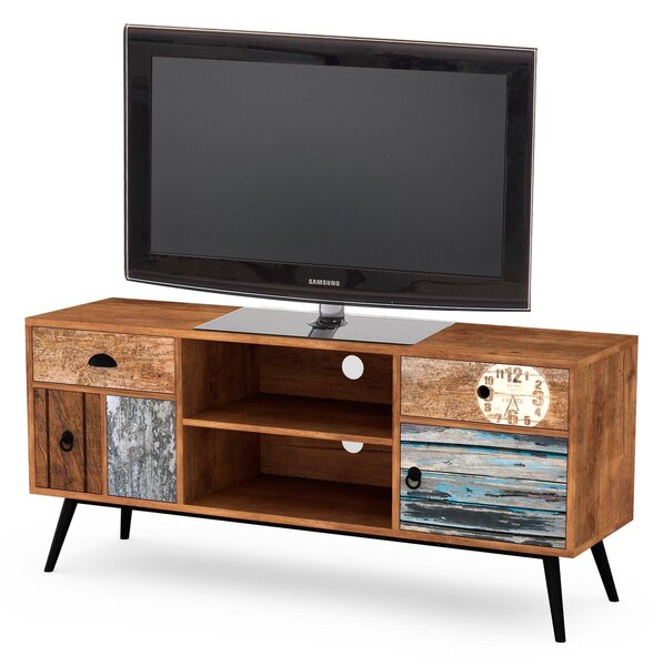 Comoda tv colorata Mezo, 120x39x60 cm